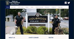 Desktop Screenshot of holbrookpolice.com